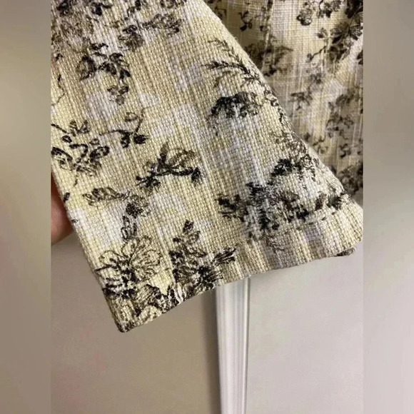 J Jill vintage blazer button front floral 100% cotton Medium - Picture 5 of 8